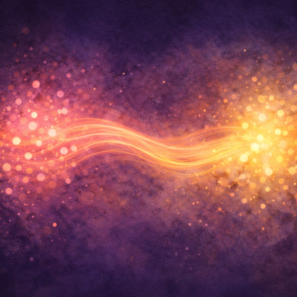 Abstract galaxy-like field representing privacy